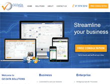Tablet Screenshot of ozdatasolutions.com